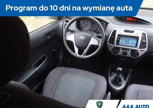 Hyundai i20 cena 9000 przebieg: 181550, rok produkcji 2009 z Tyszowce małe 106